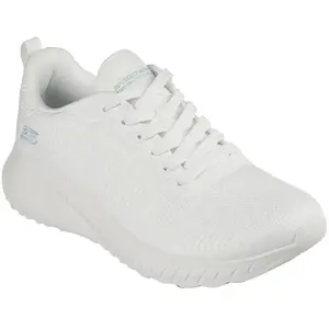 Skechers Skechers Bobs Squad Chaos Femme Baskets Décontracté Blanc - 41 pas cher