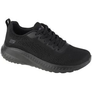 Skechers Skechers Bobs Squad Chaos Femme Baskets Décontracté Noir - 40 pas cher