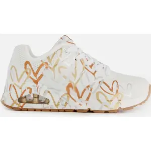 Comparateur de prix : Skechers, Femmes, Baskets, X JGoldcown Uno Damen Sneaker, Blanc, (37)