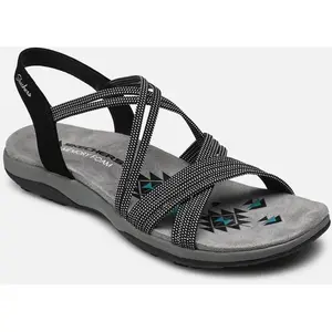 Skechers, Sandales, Reggae Slim - Turn It Up, Noir, (42) pas cher