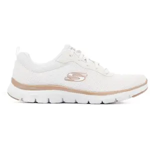 Baskets femme Skechers Flex Appeal 4.0 Blanc 42 pas cher