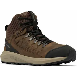 Columbia TRAILSTORM CREST MID WATERPROOF Homme Bateau de randonnée, Cordovan, Black, 44 EU pas cher