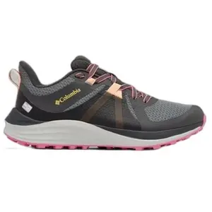 Columbia ESCAPE PURSUIT OUTDRY WATERPROOF Femme Chaussures de Sport, Dark Grey, Wild Geranium, 38.5 EU pas cher