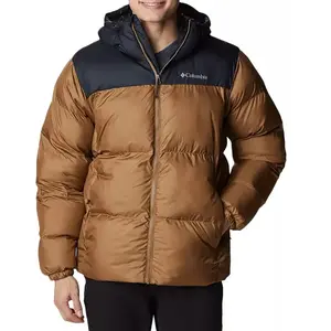 doudounes columbia puffect hooded jacket 257 delta black pas cher