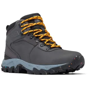 Columbia Newton Ridge Chaussures de randonnée imperméables Omni-Heat II pour homme, Miel brut gris foncé, 41 EU pas cher