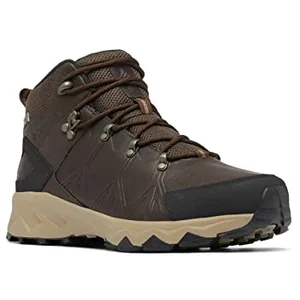 Columbia Homme Peakfreak 2 Mid Outdry Leather Chaussures Montantes De Randonnée Et Trekking, Cordovan Black 2023, 41 EU pas cher