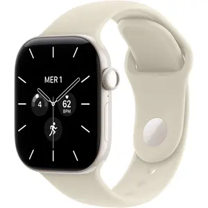 Apple Watch Series 12 GPS + Cellular 42 mm Boîtier en céramique Blanc ... pas cher