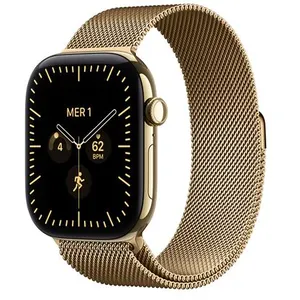 Apple Watch Series 12 GPS + Cellular 46 mm Boîtier en titane Or radieu...