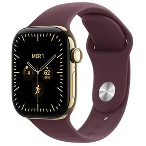 Apple Watch Series 12 GPS + Cellular 46 mm Boîtier en titane Or radieu...