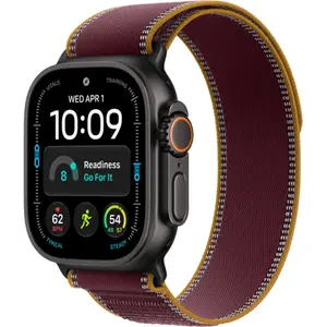 Apple Watch Ultra 4 Cellular 49 mm Noir Boucle Trail S/M MJC34QF/A
