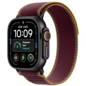 Apple Watch Ultra 4 Cellular 49 mm Noir Boucle Trail M/L MJC44QF/A