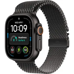 Apple Watch Ultra 4 GPs + Cellulaire 49mm Boîtier En Titane Noir - Bra... pas cher