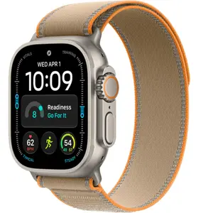 Apple Watch Ultra 4 Cellular 49 mm Naturel Boucle Trail M/L MJAQ4QF/A pas cher
