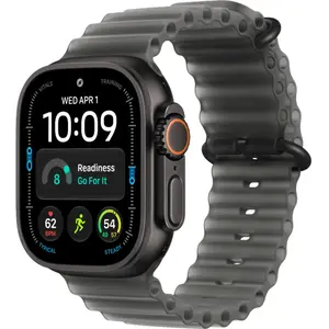 Apple Watch Ultra 4 GPS + Cellular - 49mm Black Titanium - Ocean Band pas cher
