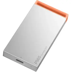 Disque SSD externe Lenovo PS6S 1 To Argent et orange pas cher