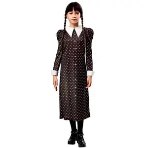 Rubies - Wednesday lange jurk volwassen (maat M) - Carnaval - Wednesday Addams kostuum - Wednesday jurkVendu parbol