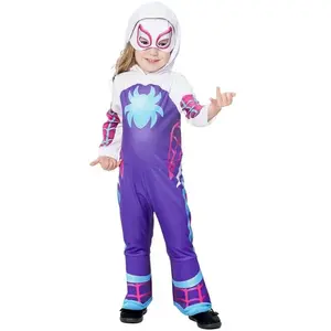 RUBIES NL - Klassiek Ghost Spider kostuum voor kinderen Spidey en zijn geweldige vrienden - 92/104 (3-4 jaar)