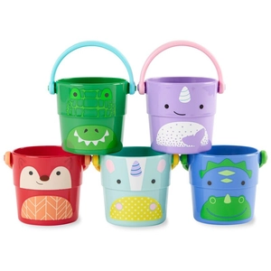 Skip Hop Ensemble de seaux de bain Zoo pas cher