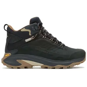 Merrell J038218 MOAB SPEED 2 MID WP - Dames wandelschoenenHalf-hoge schoenenWandelschoenen - Kleur: Zwart - Maat: 37
