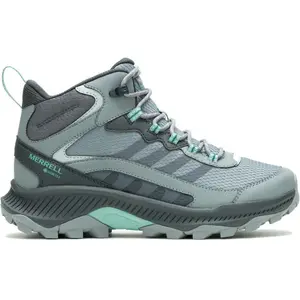 Merrell speed strike 2 mid gtx in de kleur grijs.