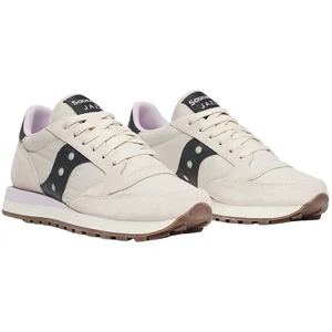 Chaussures - SAUCONY - Jazz Original - Femme - Beige - Lacets - Plat pas cher