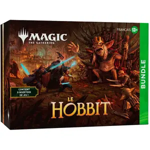 Magic: The Gathering | The Hobbit Bundle | 9 Play Boosters, 34 Lands, Foil Promo Card + Exclusive Accessories | Collectible Trading Card Game pas cher