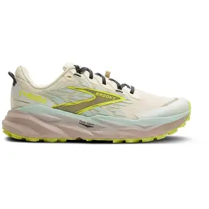 BROOKS Cascadia 19, Baskets pour femme, 36 EU, Coconut Misty Blue Ebony, 36 EU