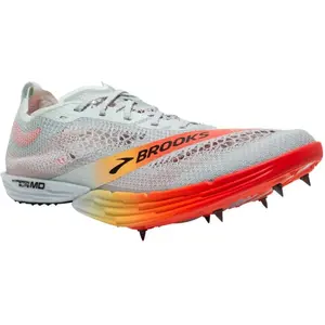 Brooks Hyperion Elite MD Baskets pour homme, Illusion Blue Coral Orange, 42.5 EU pas cher