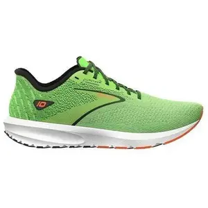 Brooks Homme Launch 10 Sneaker, Green Gecko Red Orange White, 46 EUVendu paramazon