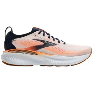 Brooks Adrenaline GTS 25 Hardloopschoenen - White/Spellbound/Orange - Maat 46.5 - Heren pas cher
