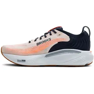 Brooks Adrenaline GTS 25 Hardloopschoenen - White/Spellbound/Orange - Maat 47.5 - Heren pas cher