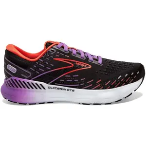 Brooks Glycerin Gts 20 Chaussures de course pour femme, Fiesta, campanule noir, 5 UK Narrow pas cher