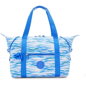 Kipling Fourre Tout Art M Diluted Blue Imprimé Grand Femme 100% Recycl... pas cher