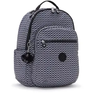 Kipling Seoul Rugzak Signature Print pas cher