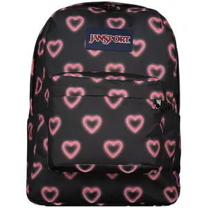 JanSport SUPERBREAK ONE Grand sac à dos, Happy Hearts Black (Noir) pas cher