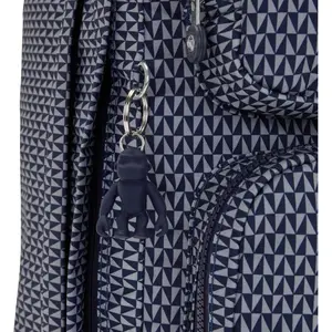 Kipling Sac À Dos Scotty Triangle Blue Imprimé Grand Femme 62% Polyester, 38% Recycled Polyester pas cher