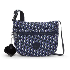Kipling Sac Bandoulière Arto S 3d K Blue Imprimé Petit Femme 100% Recycled Polyester