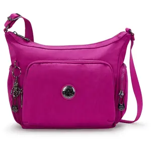 Kipling Sac Bandoulière Gabb S Fuchsia Night Rose Standard Femme 100% Polyamide pas cher