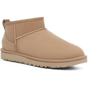 Comparateur de prix : UGG Enkellaarsjes Dames / Laarzen / Damesschoenen - Suède - Ultra Mini - Zand - Maat 40