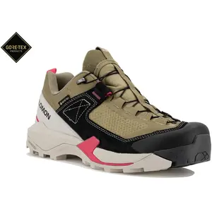 Salomon X ULTRA ALPINE GORE-TEX Lage Wandelschoen Dames Aloe/Nine Iron/Rouge Red 8 pas cher