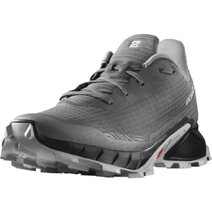 Salomon Alphacross 5 Homme Chaussures de Randonnée Hautes, Pewter Blac... pas cher