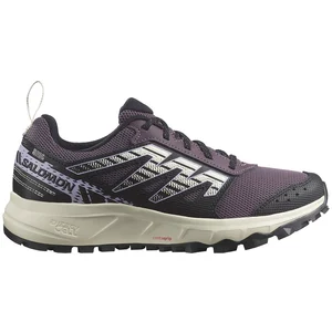 Salomon WANDER Femme Chaussures de randonnée, Moonscape / Black / Pastel Lilac, 36 EU pas cher