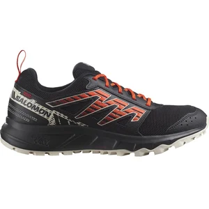 Salomon WANDER Homme Chaussures de randonnée, Black / Rainy Day / Scarlet Ibis, 43 1/3 EU pas cher