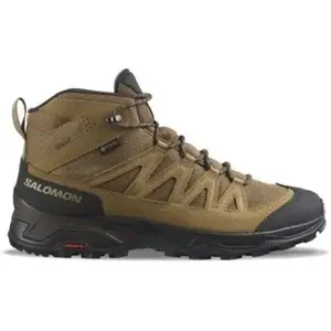Comparateur de prix : Salomon Chaussures X Ward Leather Mid Gtx - 471818 Marron - 45 1/3