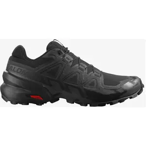 Salomon Homme Speedcross 6 Sneaker, Black Black Phantom, 40 2/3 EU pas cher