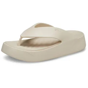 Comparateur de prix : Crocs Tongs à plateforme Getaway pour femme, Stucco, 36/37 EU