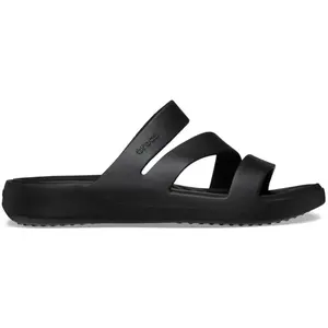 Crocs Getaway Strappy Slippers Black - Maat 34-35 pas cher