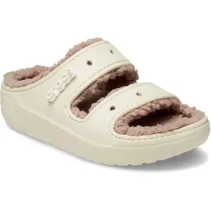 Crocs Classic Cozzzy Sandal - Volwassenen - Slippers - Beige - Maat 41/42 pas cher