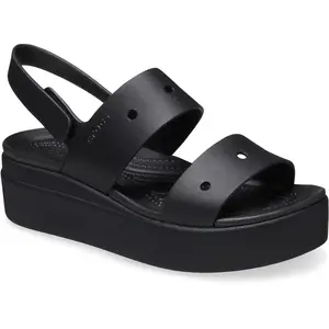 Sandales à Scratches Crocs Brooklyn - Noir pas cher