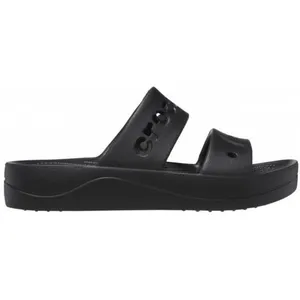 Crocs Sandales à plateforme Baya pour femme, Noir, 37/38 EU pas cher